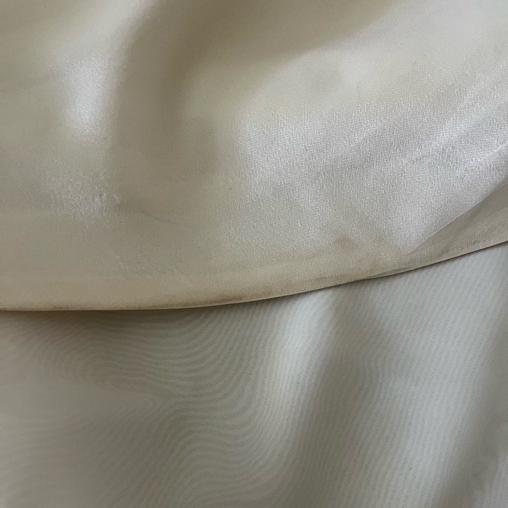 Pronovias Silk Wedding Dress with Bustled Train Size 10 - Picture 8 of 10